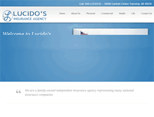 Tablet Screenshot of lucidoinsurance.com
